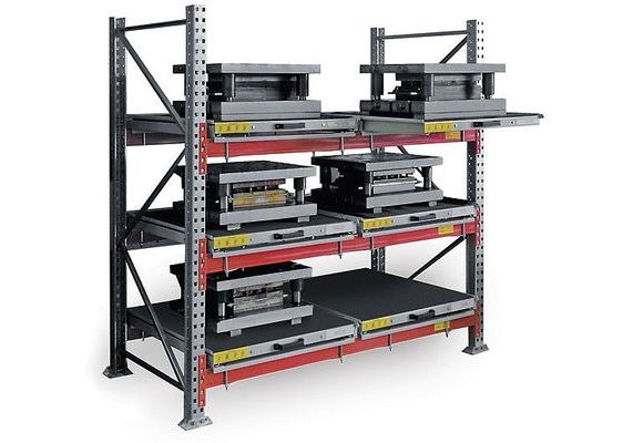 Стеллаж с выкатными платформами в Уфе